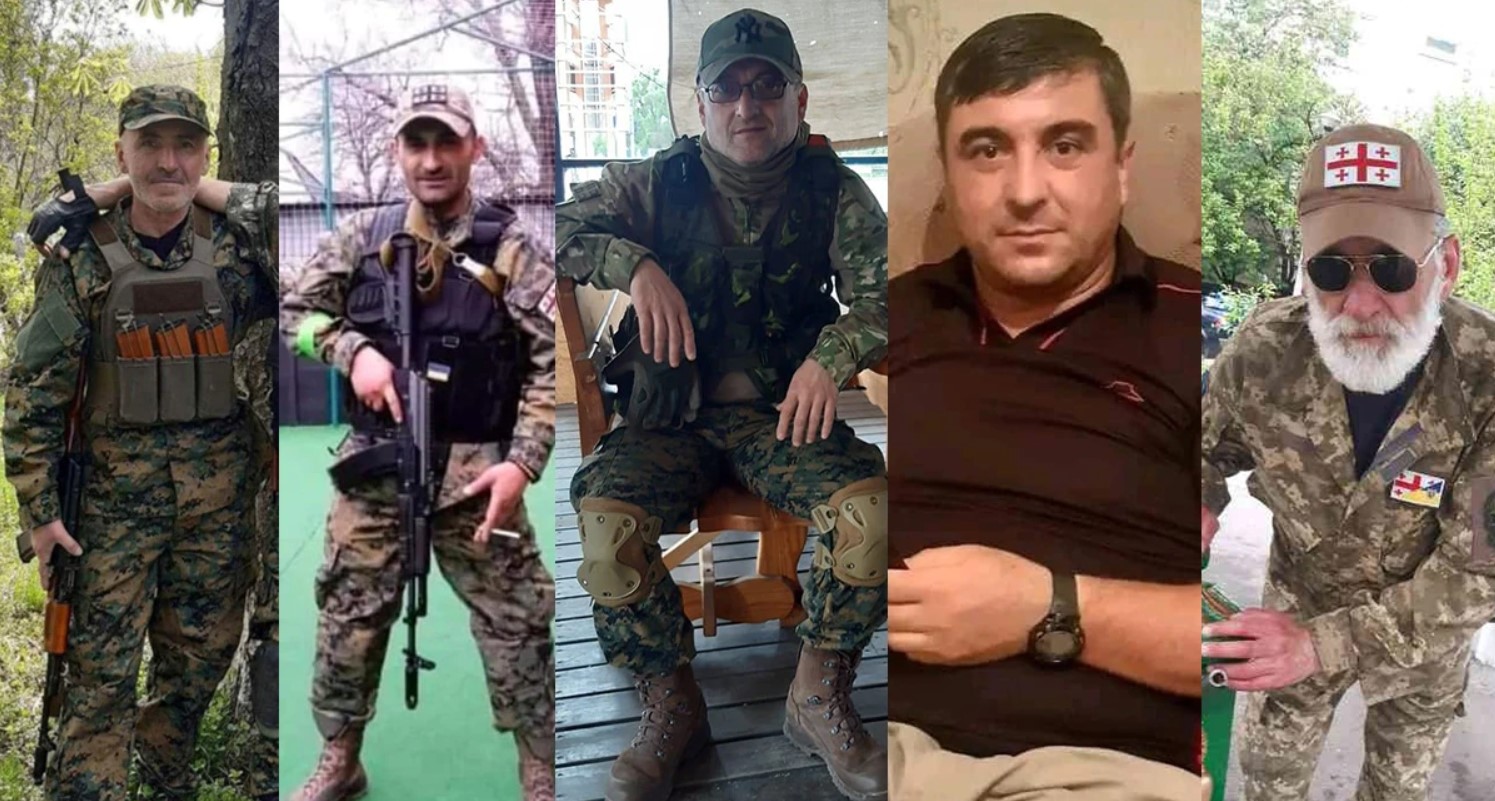 В Украине погибли еще 5 грузинских бойцов — вечная память героям