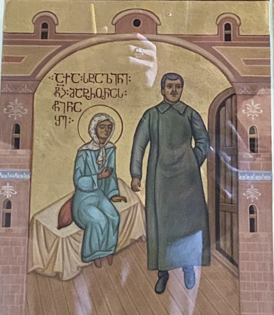 Культ сталина: икона в соборе святой троицы